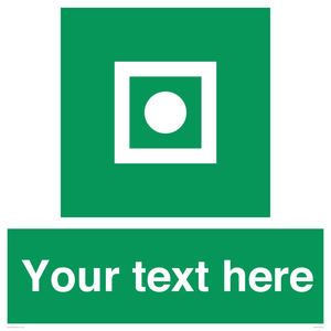 Custom sign safe condition Shipboard general alarm